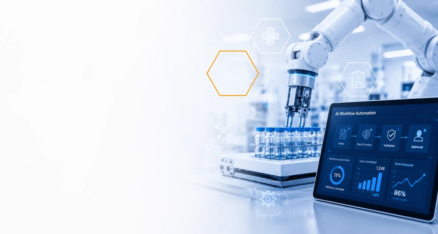 AI workflow automation for health and life sciences operations