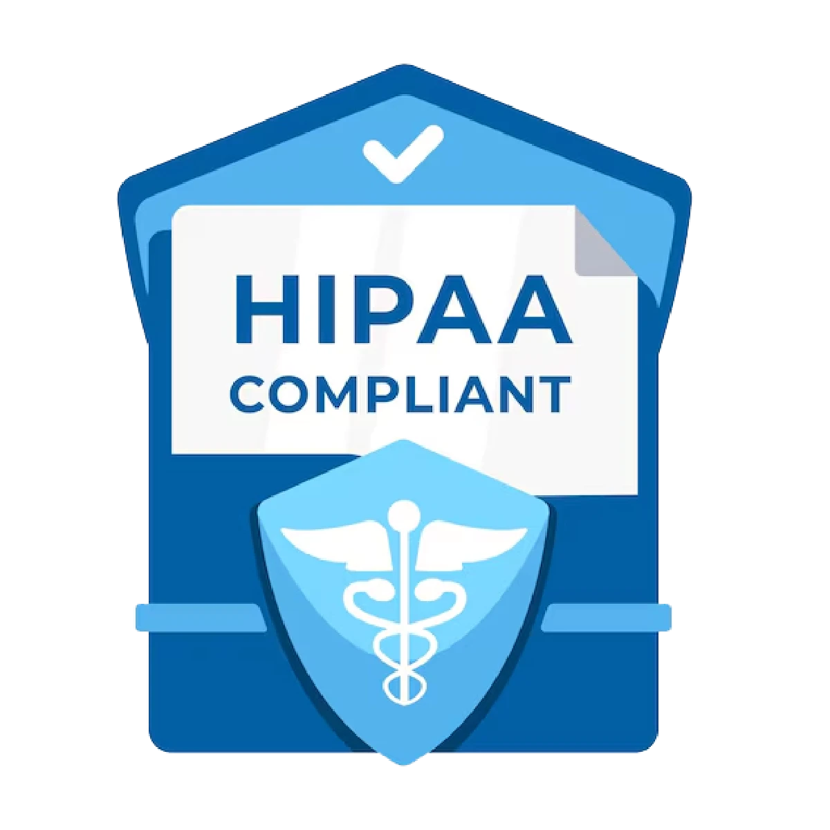 HIPAA Compliant Security Badge - Gyan Solutions Health Insurance Portability and Accountability Act Compliance for Healthcare Data Protection